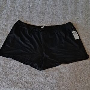 New 24th & Ocean Women's Black Athletic Swim Shorts